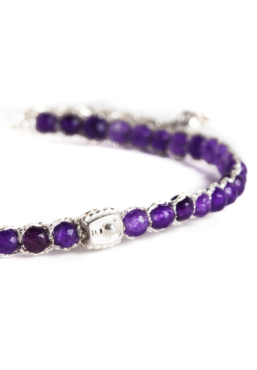 Amethyst Bracelet | Silver