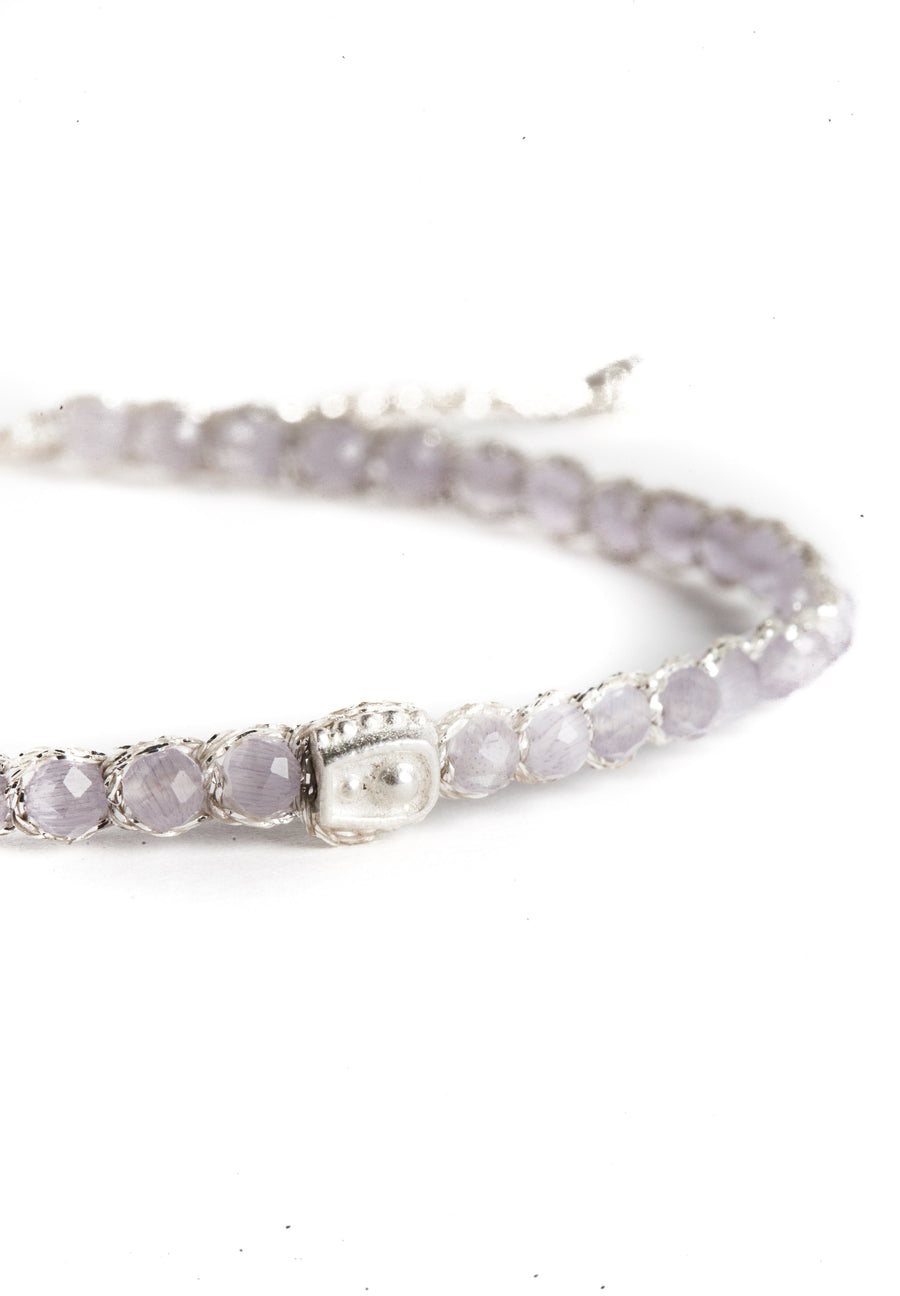 Lavender Amethyst Bracelet | Silver