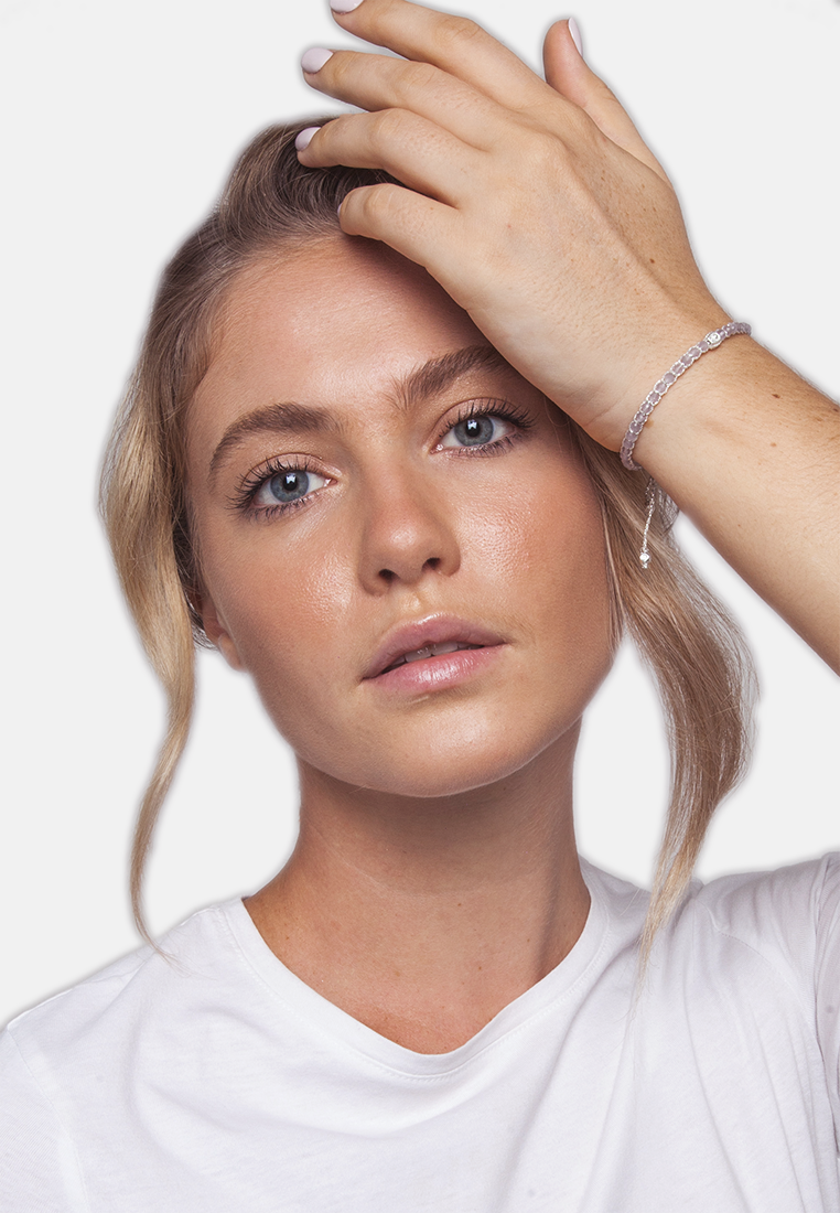 Lavender Amethyst Bracelet | Silver