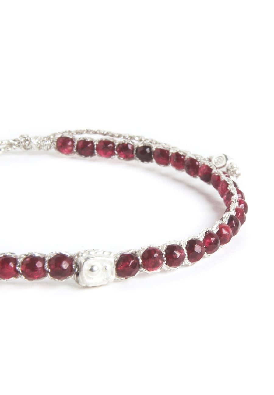 Ruby Bracelet | Silver