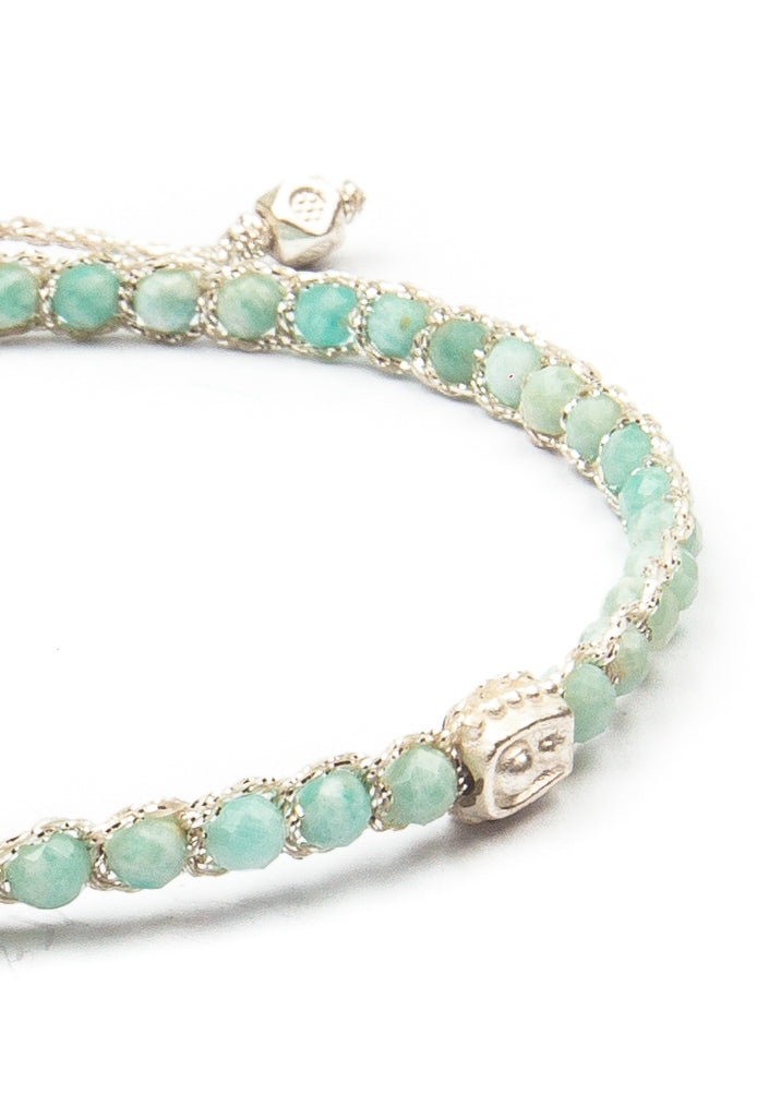 Amazonite Brazil Bracelet | Silver