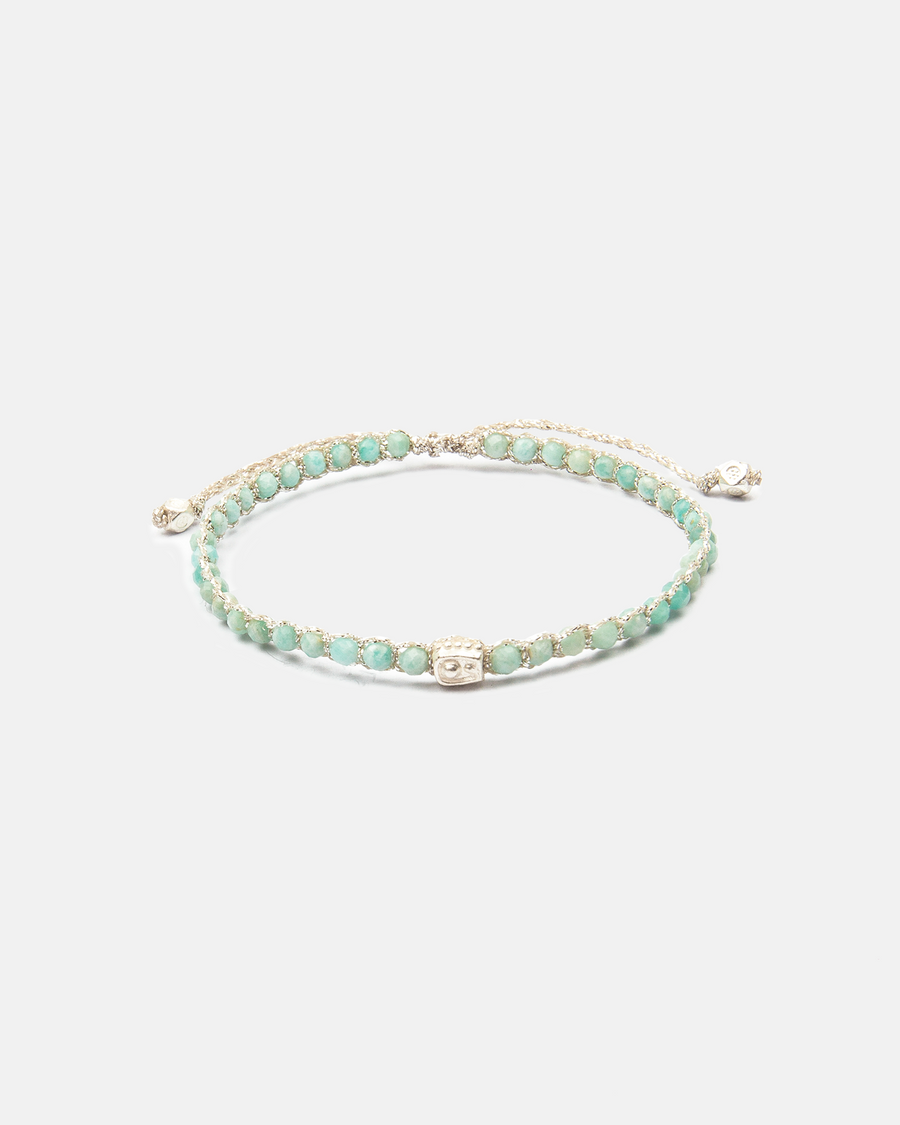 Amazonite Brazil Bracelet | Silver