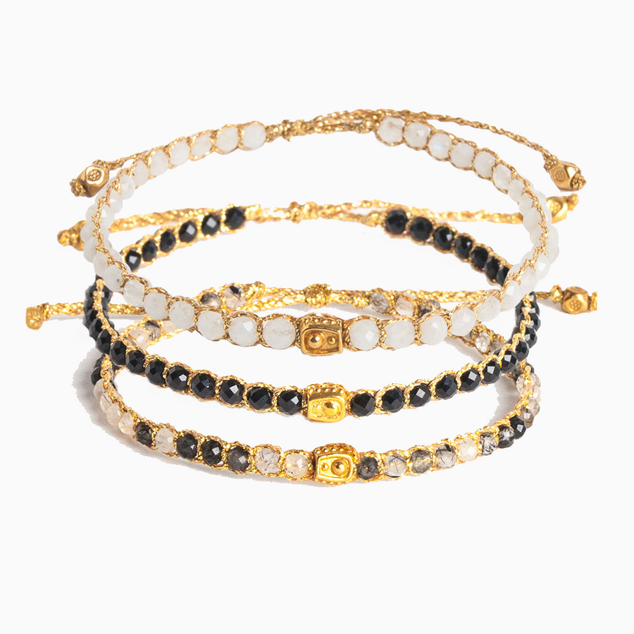 Dusk Stack Bracelets | Gold