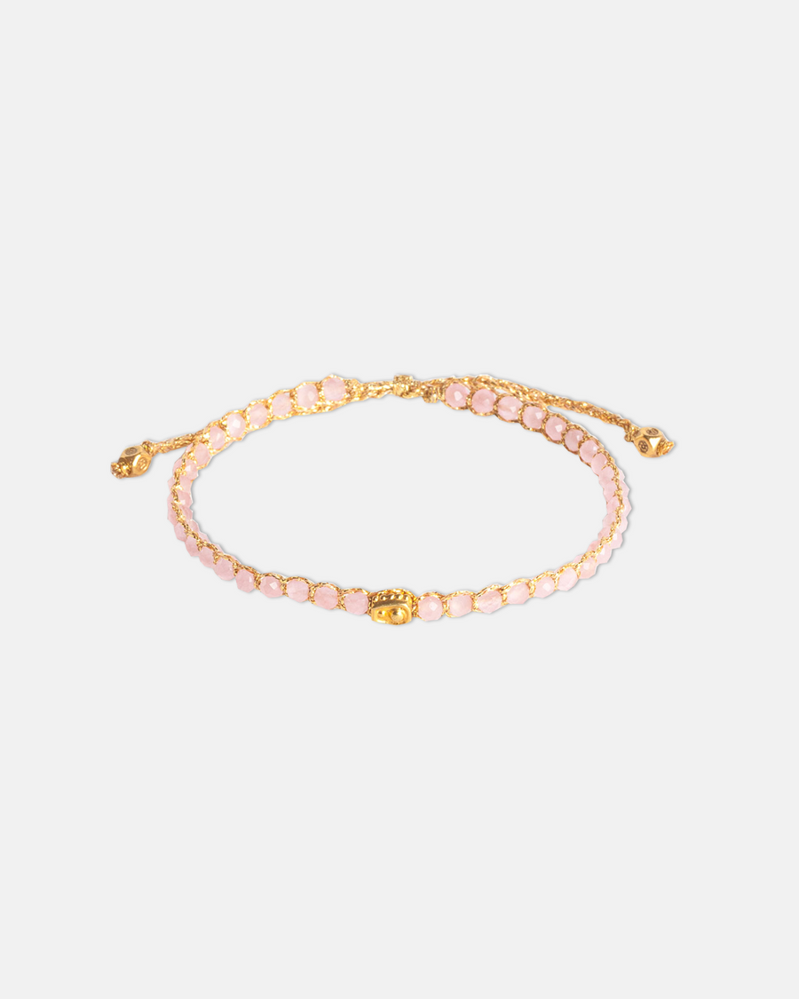 Pink Tourmaline Bracelet | Gold