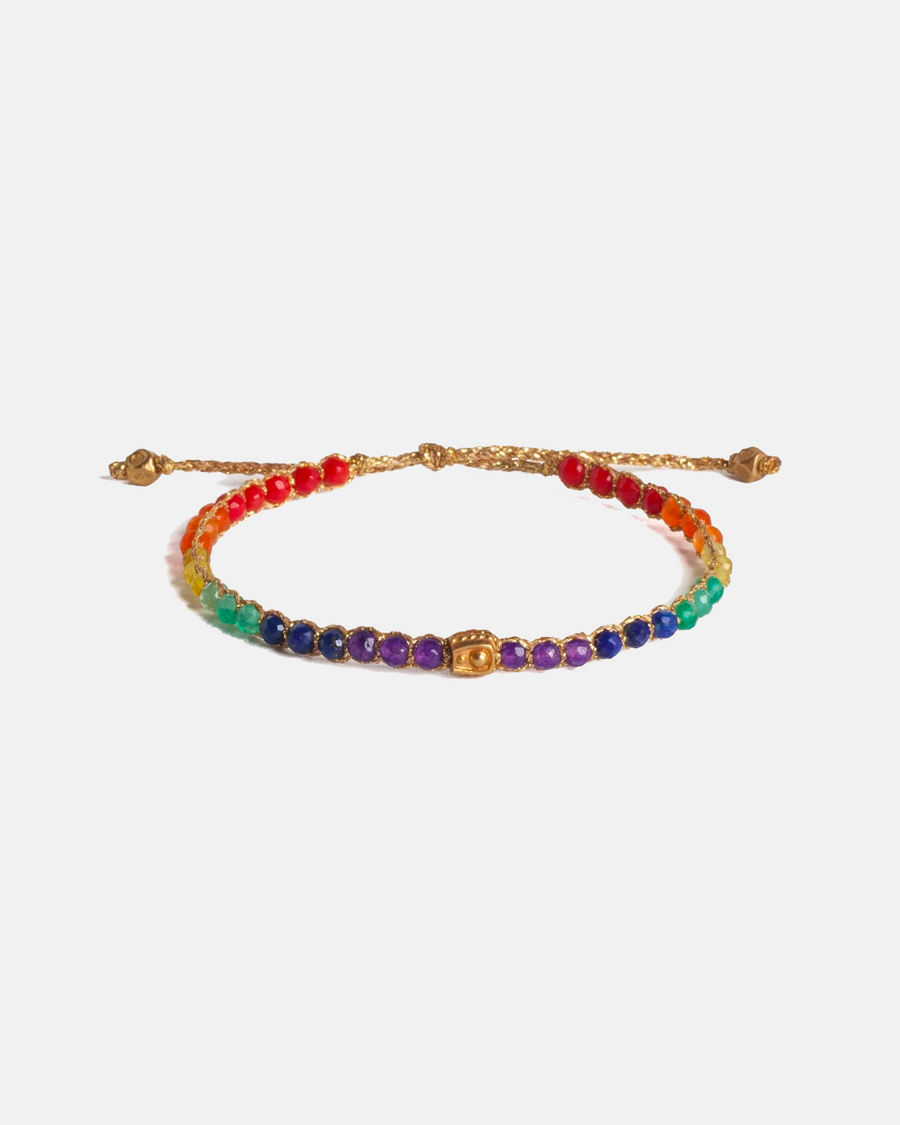 Rainbow Bracelet | Gold