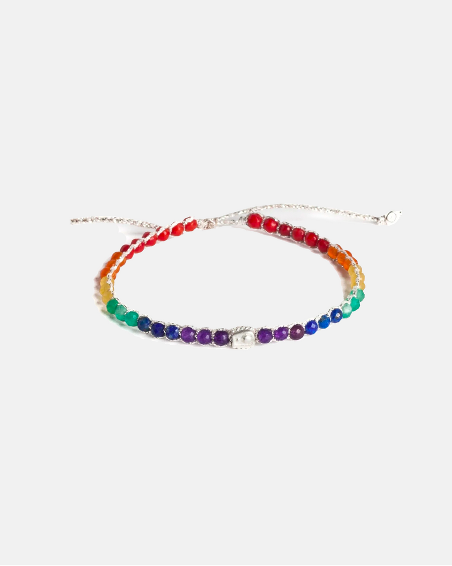 Rainbow Bracelet | Silver