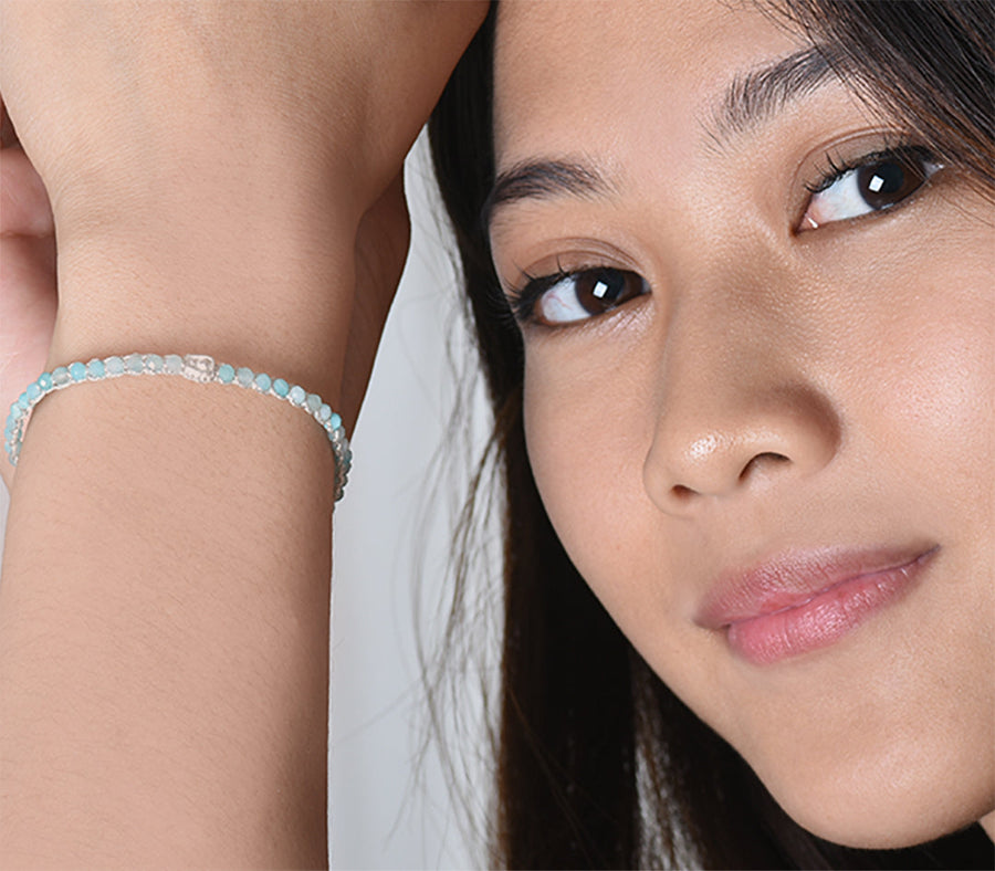 Amazonite from Brazil Bracelet | Silver